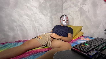 Jason batendo uma punheta