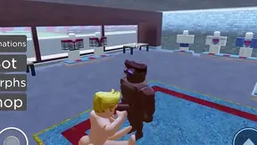 Roblox Guys Explore Public Store for Steamy GaySex Encounter