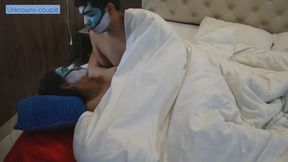 Hot horny couple don't wanna leave the room in vacation