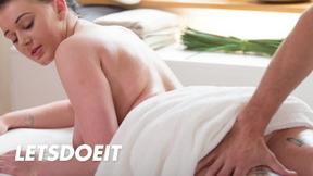 Roxy Black's Wild Encounter with Masseur