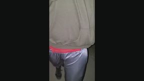 Public Thong Walk with Wedgies