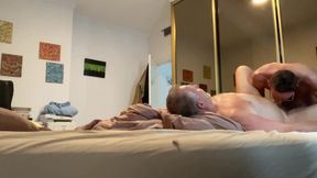 Stepdad and Young Man