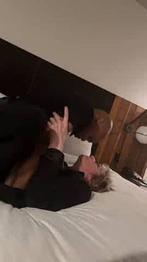 Wife at mocha event with a new BBC friend she just met ,