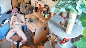 Exhibitionist Masturbation by the Open Window - Watch Me Stroke in Public View