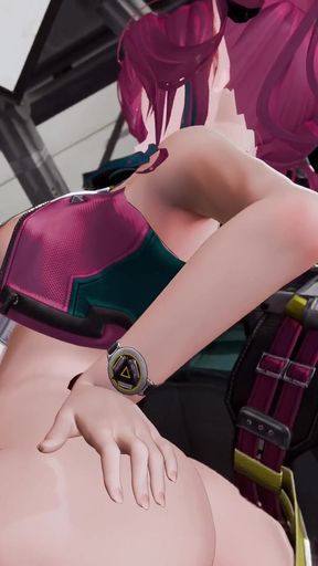 Arknights Endfield - Horny Yvonne Masturbation - 3D Hentai Animations