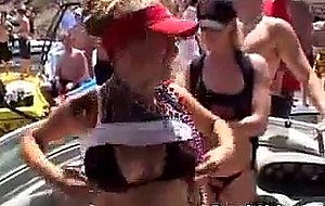 Hot flashing chicks at Lake Tahoe 100% amateur stuff!