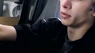 BLOWOUT OF THE CENTURY! Ians Massive Cock EXPLODES in a Smoky Jeep Ride!