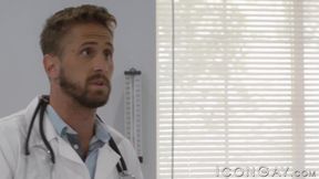 Tattooed doctor Wesley Woods drilled by fellow Michael Roman
