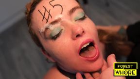 Blonde Crushes Redhead Slave Toilet #5 Prolapse Piss Trash Destroyed