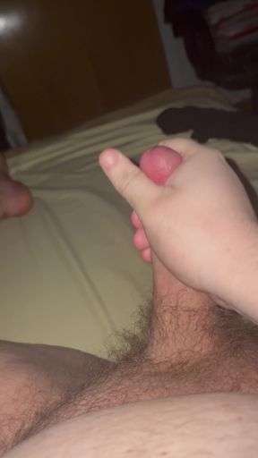 Toning jerked off to orgasm