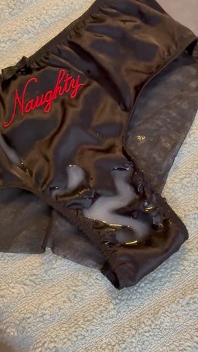 Cum on Wife's Panties 9