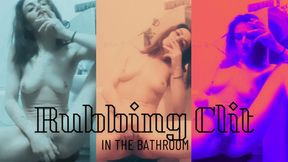 Lenka: Rubbing Clit in the Bathroom