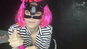 Come Watch My Big Natural Tits Bounce as I Masturbate in My Pussy Mask