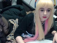 Amateur Blonde Teen Plays Solo with Toy Webcam Porn