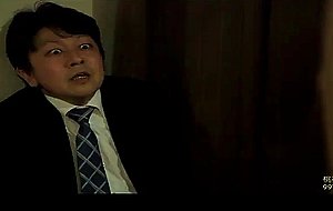 Japanese   wife in front of husband