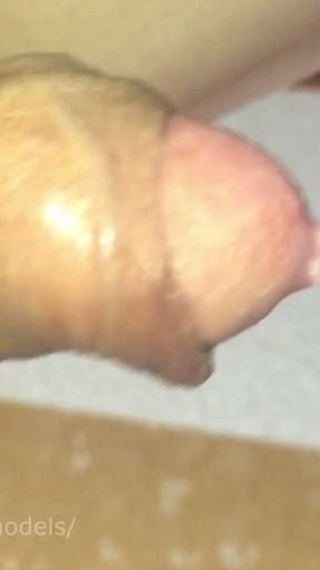 A young toilet boy moans a lot from a huge cock in the ass with daddy 's sperm !   Clip 2
