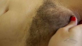 Sexy Violet Monroe lingerie strip masturbation