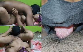 Telugu Busbund and Wife Husbund Licking in Pussy