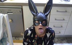 I‘m Just a Cum Dump for Men Bunny Mask