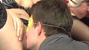 Deutsches Bdsm Studio 2 Paare Bestrafen Sich Extrem