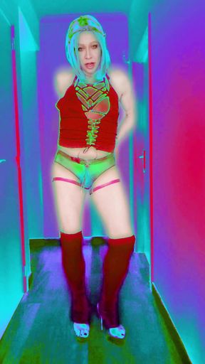 Camelia's naughty dancing