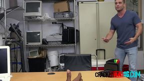 Broke artist comes to audition by taking a big black cock