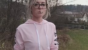 Chainsmoking in the park