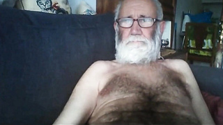 Granddad Tugging on Web cam