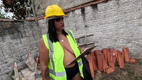 Work and Horny: The Wild Masturbation of the Architect in Full Work!