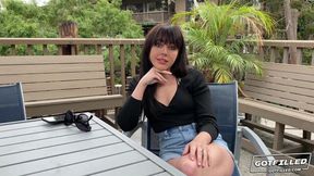 Good-looking brunette Whitney Wright gets drilled in the doggy style