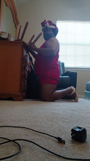 Red Dress Crossdresser Transvestite Crossdresser