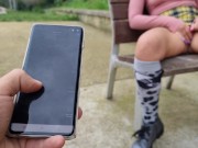 Wearing Vibrating In Public Place Hot Orgasm