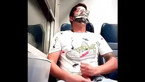 Hard Masturbation on a Packed Italian Train – Hot Gay Fantasy Scene – XXX