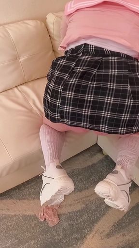 Stepbrother Teaches Her to Take It in the Butt to Stay Chaste