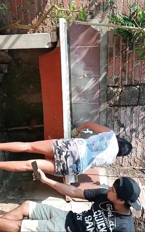 Unfaithful Wife Fucking Her Neighbor When Her Husband Is Not at Home! I End up Outside so as Not to Get Her Pregnant!
