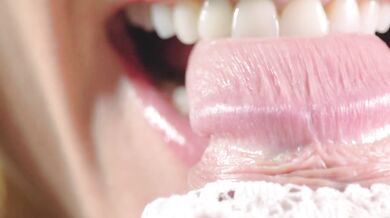 Close up blowjob, playing with my husbands hard cock head