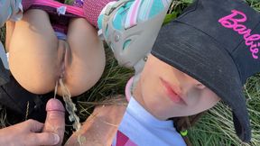 Barbie's Ass Gets Surprise Piss Loading