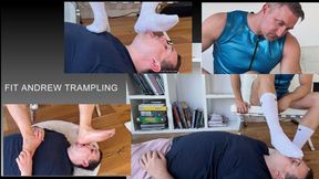 Human Doormat: Fitandrew’s Barefoot Trample Session!