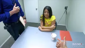 Violet Myers' Busty Body Tempts Security Guard into Passionate FuckSession