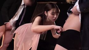 Mei Satsuki's big ass and biggest tits get sexed rough in a threesome