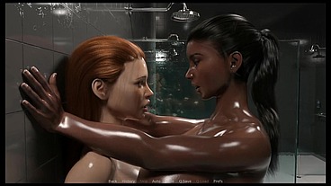 MILF Breeder [ FUTA NTR Hentai Game ] Ep.7 fucking my ebony boss at the gym to get a promotion !