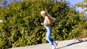 Fresh girl Miss Stacy a whore with golden hair gets her