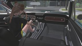 1965 Ford Mustang Convertible Cranking Template - Cara in Flats 1080p