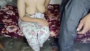 My hot indian bhabi sex with client