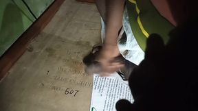 Indian boy masturbate with her dick