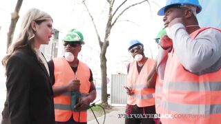 Private Black - Ebony Addict Gina Gerson does 4 Black Cocks!