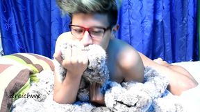 delicious wool hairs from my cock with cum part 2
