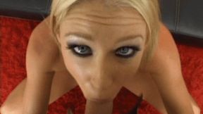 307 - Charming Blonde Gives Deepthroat Blowjob before Anal Sex (WMV)