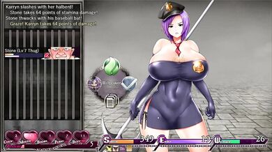 Karryn's Prison [RPG Hentai game] Ep.4 Warden first handjob after being strip off by prisoners