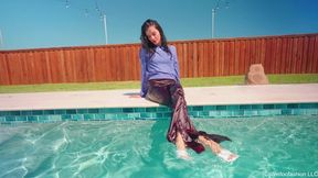 Carla's First Wet and Shiny Performance